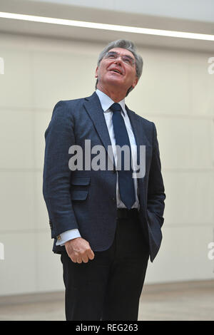 Munich, Deutschland. 21st Jan, 2019. Joe Kaeser (CEO, Management Chairman), single shot, single cut motive, half figure, half figure. | usage worldwide Credit: dpa/Alamy Live News Stock Photo