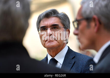 Munich, Deutschland. 21st Jan, 2019. Joe Kaeser (CEO, Chairman of the Management Board), single image, one-on-one cut, portrait, portrait, portrait. | usage worldwide Credit: dpa/Alamy Live News Stock Photo