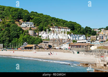 the seaside town of looe in south east cornwall, england, britain, uk. Stock Photo