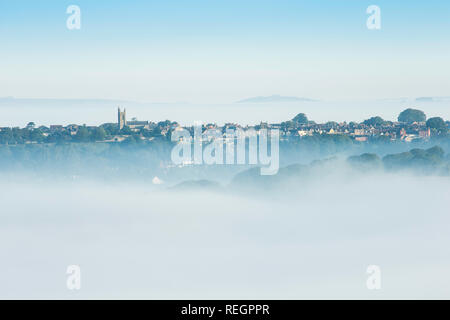 View over shaftesbury, Dorset, England Stock Photo