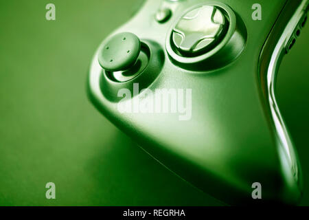 Video game controller macro shot Stock Photo
