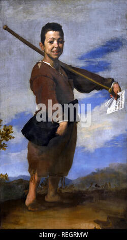 The Beggar The Clubfoot 1642 painting by Jusepe de Ribera 1591-1652  Spain Spanish Stock Photo