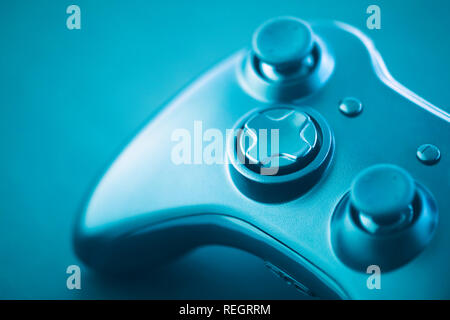 Video game controller macro shot Stock Photo