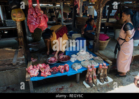 Burra Bazaar in Shillong Stock Photo