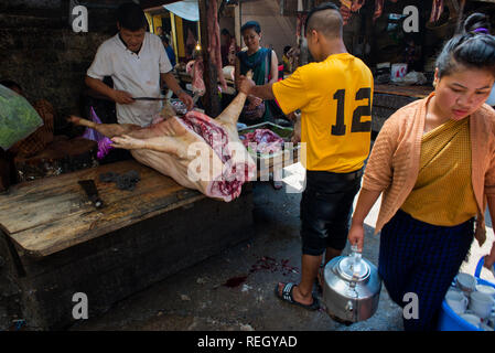 Burra Bazaar in Shillong Stock Photo