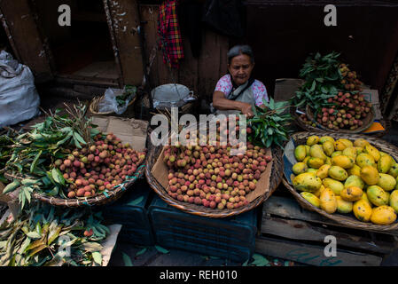 Burra Bazaar in Shillong Stock Photo