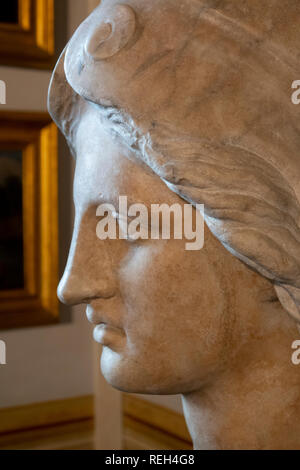 Italy Rome Galleria Spada Gallery Palazzo marble statue of a woman Stock Photo