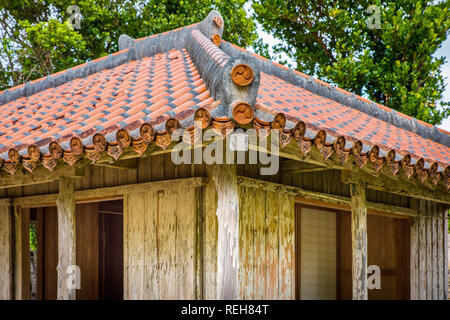 Native (Original) Okinawan Village, Japan Stock Photo