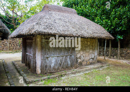 Native (Original) Okinawan Village, Japan Stock Photo