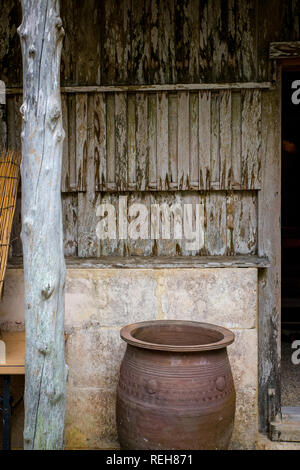 Native (Original) Okinawan Village, Japan Stock Photo