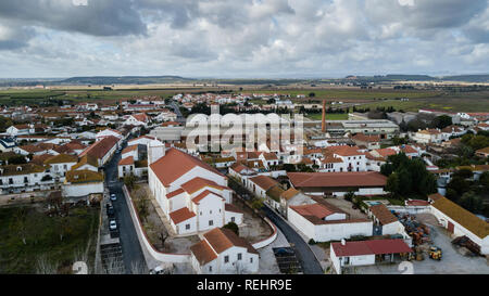 Azinhaga do Ribatejo, city of Golega, Portugal. Drone Photo Stock Photo