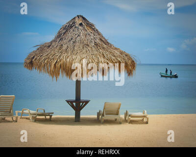 Tropical Paradise in the Caribbean Stock Photo