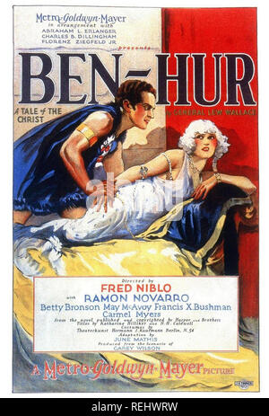 BEN-HUR: A TALE OF THE CHRIST 1925 MGM silent film with Ramon Novarro and May McAvoy Stock Photo