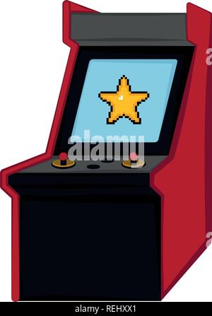Isolated arcade icon Stock Vector