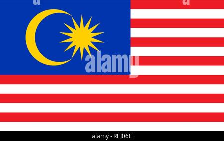 Malaysia Flag Stock Vector