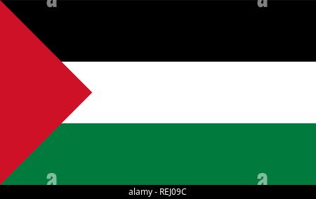 Palestine Flag Stock Vector