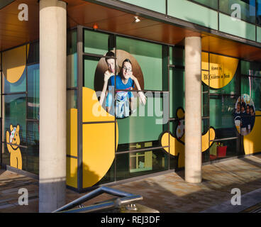 BBC Children in Need telethon studio, MediaCityUK, Salford Quays, Greater Manchester, United Kingdom Stock Photo