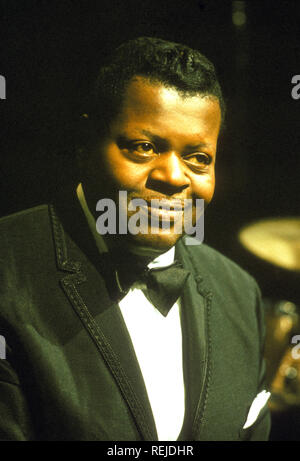 OSCAR PETERSON (1925-2007) Canadian jazz pianist about 1970 Stock Photo
