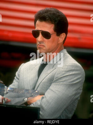 HOLLYWOOD, CA - OCTOBER 7; Actor Sylvester Stallone attends Joel Silver ...