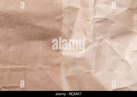 Recycle brown paper crumpled texture Background Stock Photo