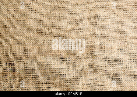 The sackcloth woven fabric texture background Stock Photo