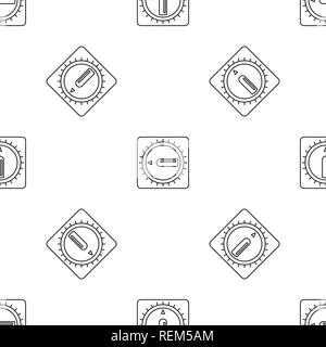 Timer clock icon. Outline illustration of timer clock vector icon for web design isolated on white background Stock Vector