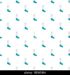 Asthma inhaler pattern seamless vector repeat for any web design Stock Vector