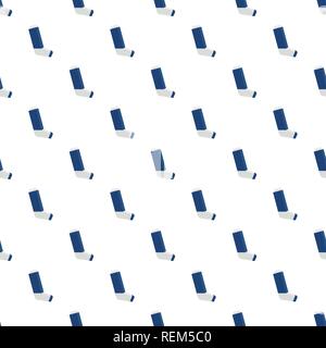 Allergy inhaler pattern seamless vector repeat for any web design Stock Vector