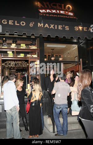 New York, NY - October 23: (Exterior) at Gotham Magazine's celebration of the October issue featuring Gotham's 101 Hottest Bachelors at Angelo and Max Stock Photo