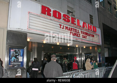 New York, NY - March 02: (Exterior) at The TJ Martell Foundation 9th Annual Family Day at Roseland Ballroom on Sunday, March 2, 2008 in New York, NY.  Stock Photo