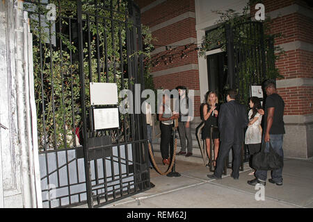 New York, NY - August 21: (Exterior) at a party celebrating Coca-Cola's new aluminum bottles at The Yard at Soho Grand on Thursday, August 21, 2008 in Stock Photo