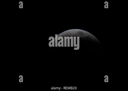 Lunar Eclipse, Jan 20-21, 2019 Stock Photo - Alamy