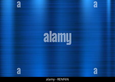 Blue metal texture scratched shiny 3d surface Vector Image