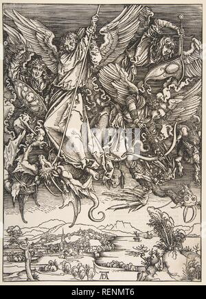 The Archangel Michael And His Angels Fighting The Dragon 1865 1866 
