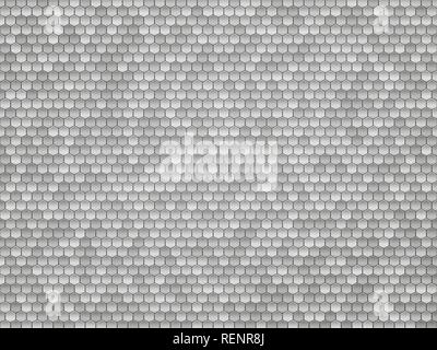 silver metal hexagon texture Stock Vector
