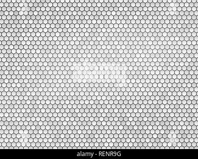 abstract gray metal hexagon texture Stock Vector