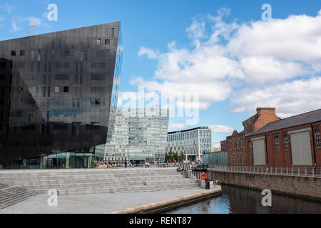 Mann Island, Liverpool, UK Stock Photo