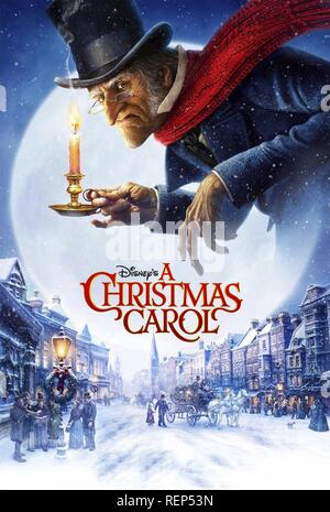 Disney's A Christmas Carol Year : 2009 USA Director : Robert Zemeckis   Animation Movie poster (Key Art) Stock Photo
