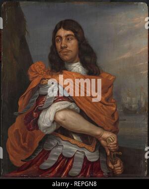 Portrait of Lieutenant-Admiral Cornelis Tromp in Roman Costume. Dating: 1650 - 1692. Measurements: h 40 cm × w 33 cm. Museum: Rijksmuseum, Amsterdam. Author: Abraham Evertsz. van Westerveld. Abraham Willaerts (rejected attribution). Stock Photo