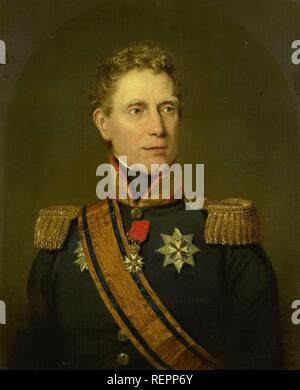 Portrait of Jonkheer Jan Willem Janssens, Governor of the Cape Colony and Governor-General of the Dutch East Indies. Dating: 1815 - 1838. Measurements: h 77.5 cm × w 62 cm; d 9 cm. Museum: Rijksmuseum, Amsterdam. Author: Jan Willem Pieneman. Stock Photo