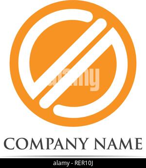 vortex circle logo and symbols template icons Stock Vector
