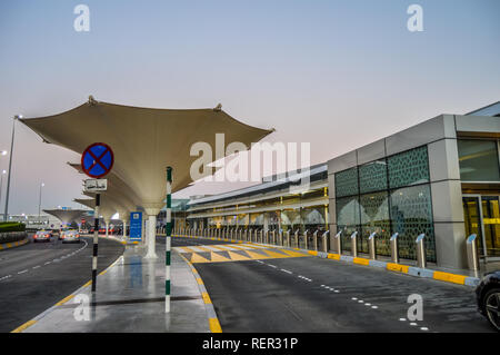 Abu Dhabi International airport in the capital of UAE , United Arab Eimrates Stock Photo