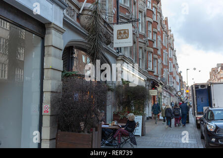 Marylebone High Street, London W1 Stock Photo