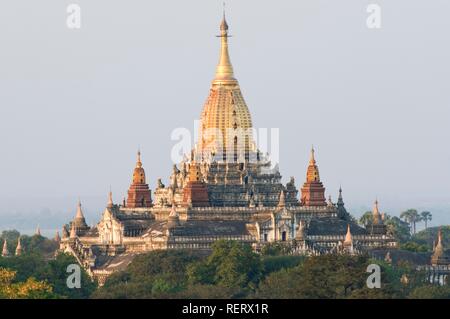 Ananda Temple, Bagan, Burma, Myanmar, Southeast Asia Stock Photo