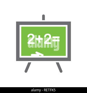 Blackboard icon on white background for graphic and web design, Modern simple vector sign. Internet concept. Trendy symbol for website design web button or mobile app. Stock Vector