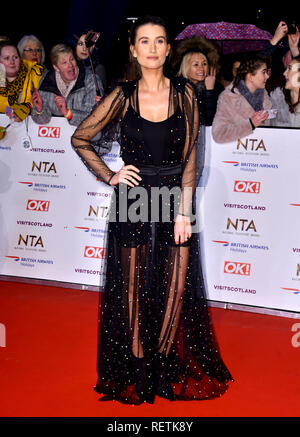 Charley Webb attending the National Television Awards 2019 held at the O2 Arena, London. Stock Photo