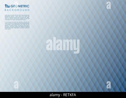 Abstract square stripe line blue geometric background, vector eps10 Stock Vector