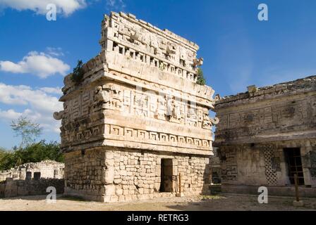 Chichen Itza, La Iglesia, The Church, Complex Las Monjas, Yucatan, Mexico, UNESCO World Heritage Site Stock Photo