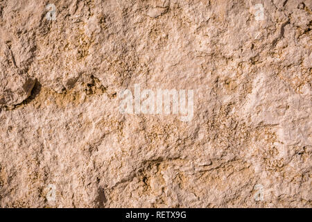 Close up of travertine stone rough surface Stock Photo