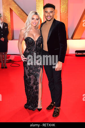 Megan Barton Hansen attending the National Television Awards 2019 held